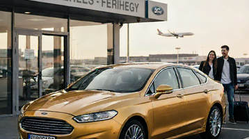 Megérkezés Ferihegyre, és már vár is az arany Ford Mondeo!