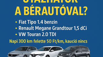 Szeretnél külföldre utazni, de nincs autód? Megoldjuk!