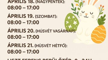 2025. Húsvéti nyitvatartás - autóbérlés